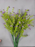 Artificial Purple Wax Flower (6 pack)
