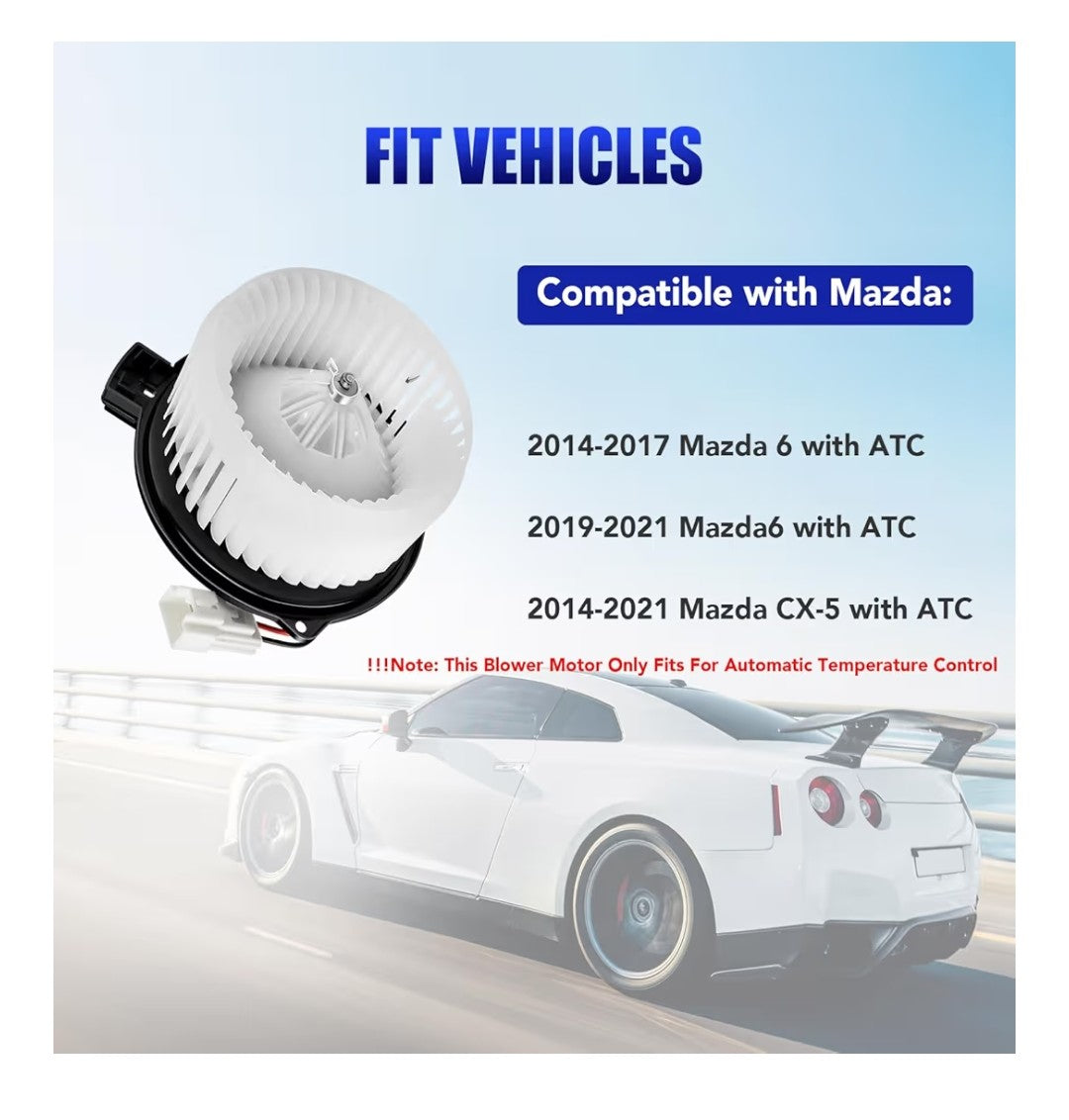 AC Blower Motor 2014-2021 Mazda 6, CX-5