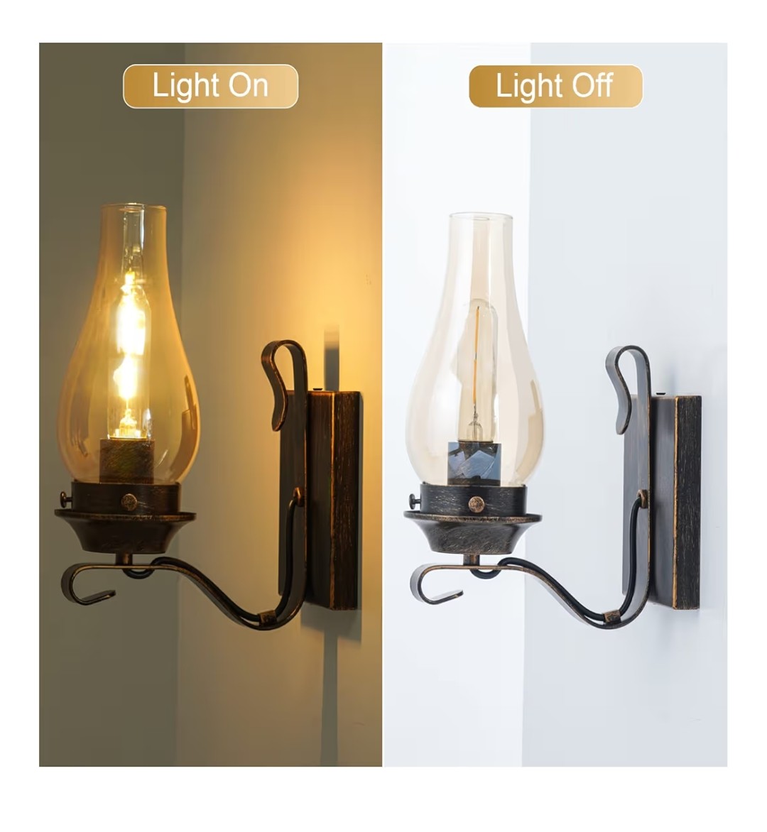 Wall Sconces Oil Rubbed Bronze Set of 2