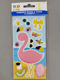 Flamingo Make a Face Sticker Sheet (42 total Sheets)