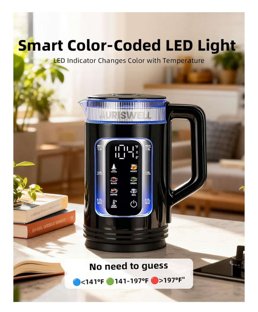 Auriswell Electric Tea Kettle