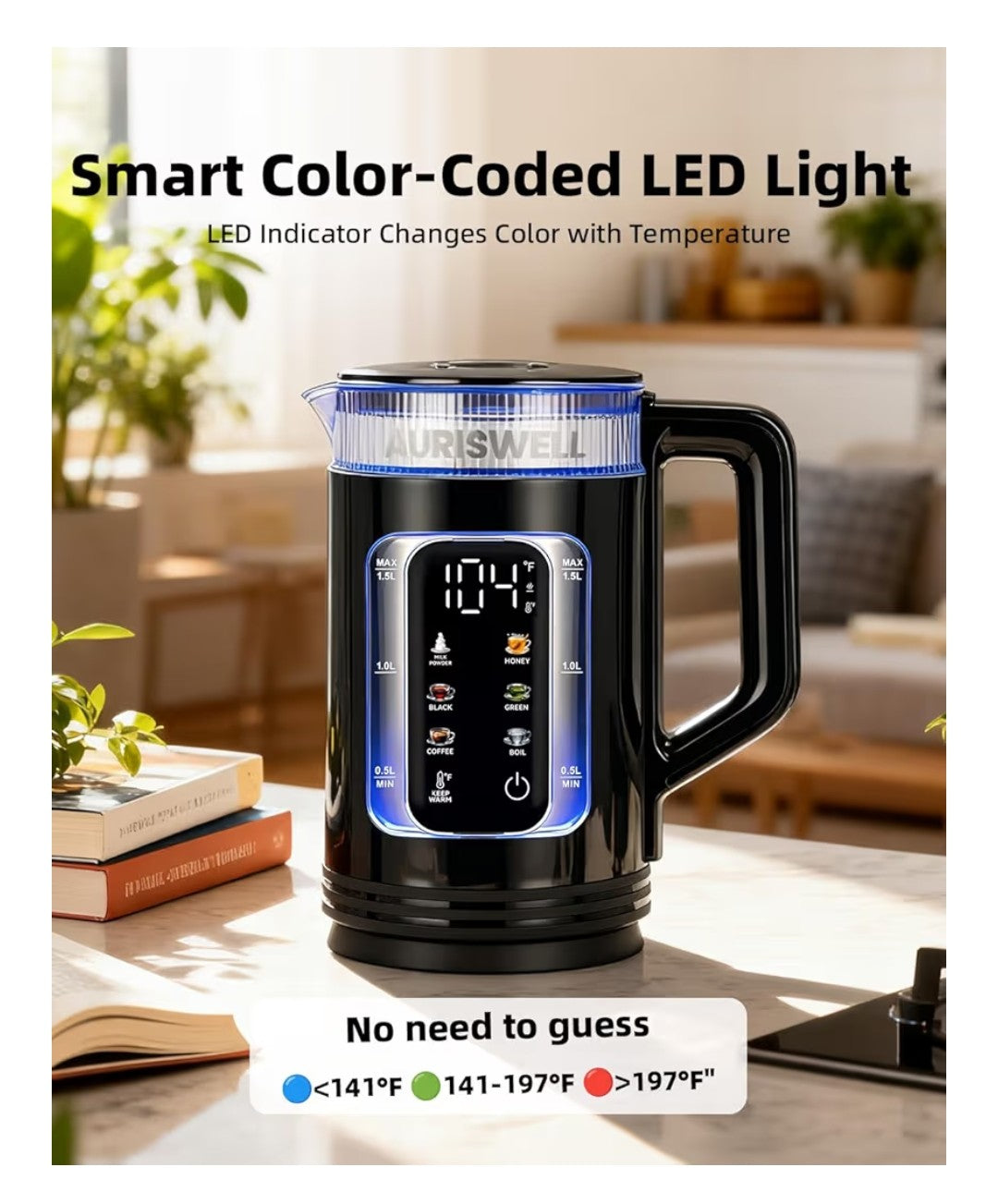 Auriswell Electric Tea Kettle