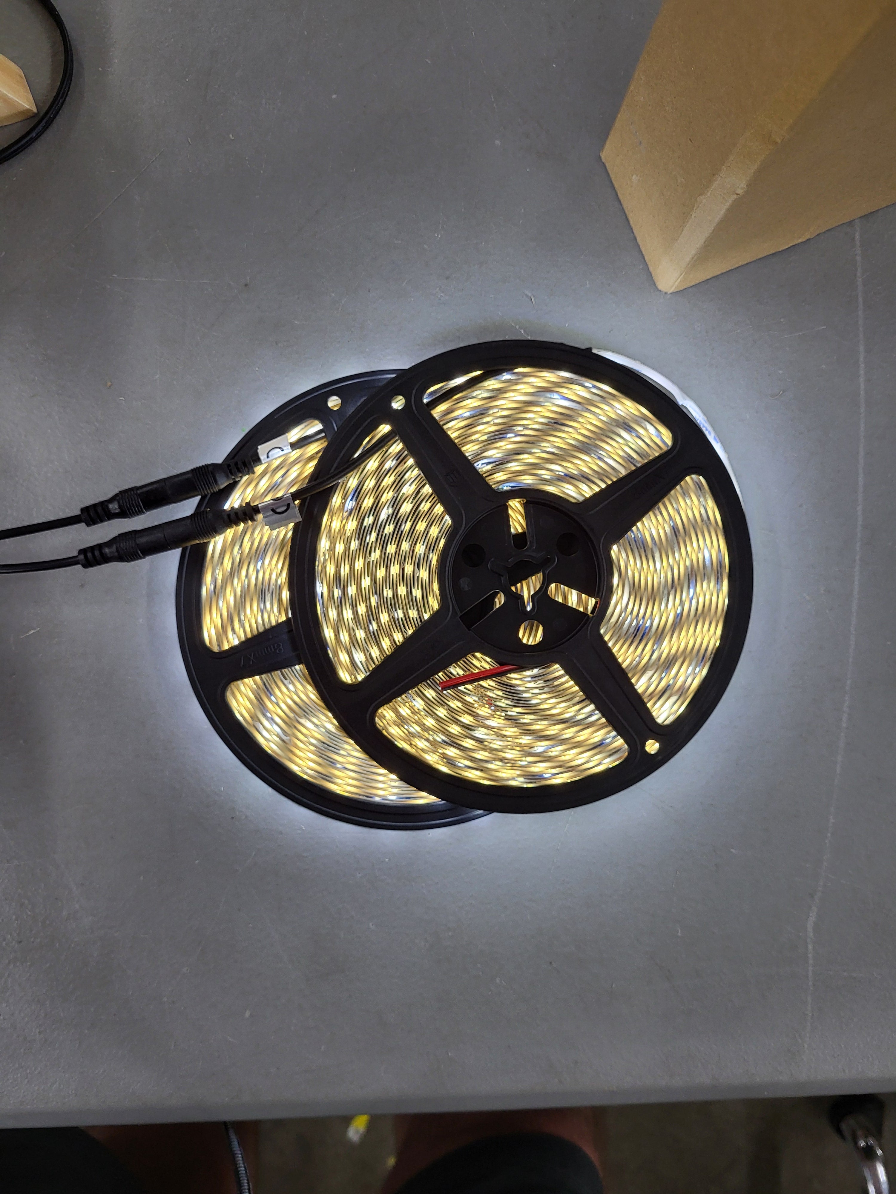 LED Strip Lights 50ft x 2 Dimmable White Light
