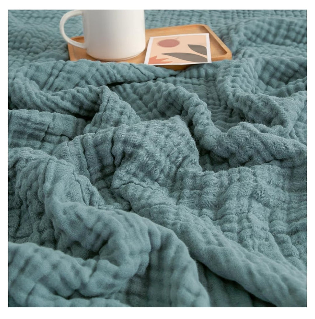 EMME Muslin Throw Blanket (50in x 70in)