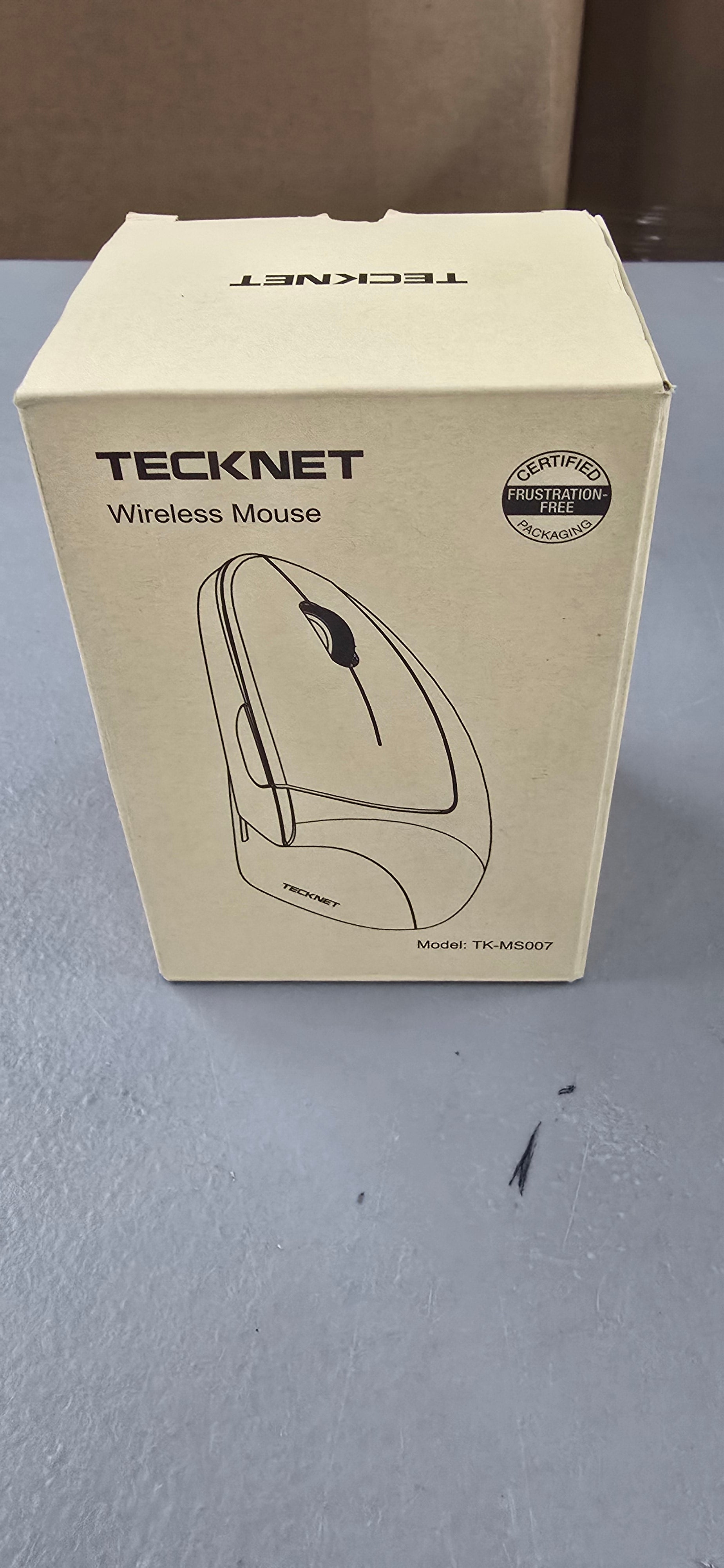 TECKNET Ergonomic Mouse, Wireless Bluetooth Vertical Mouse, 4800 DPI