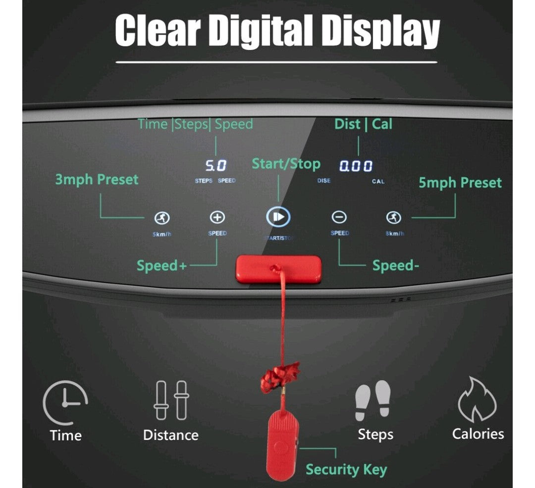 Electric Folding Treadmill w Speaker