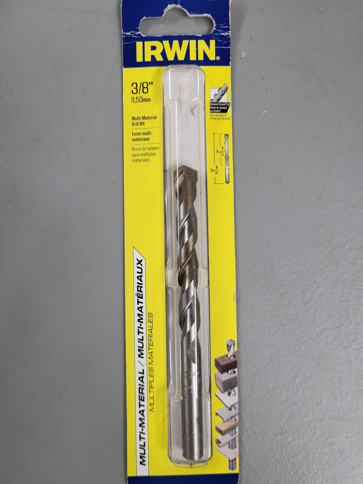 Irwin 3/8" Multi-Material Drill Bit