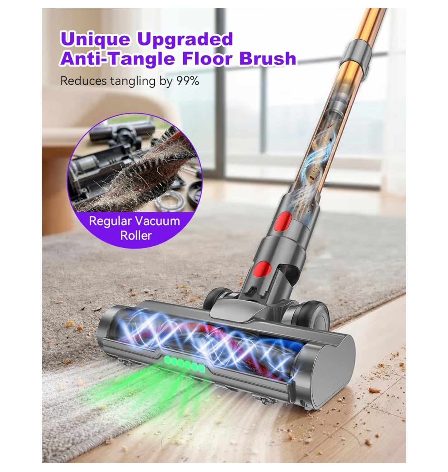 YU7 Max Cordless Vacuum Cleaner 650W 80Min