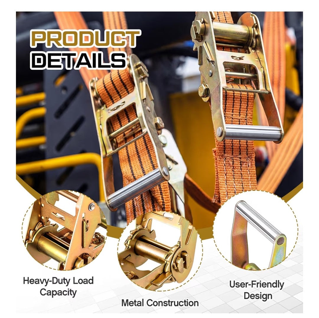 2in Ratchet Strap Tie Down Buckles (4 count)