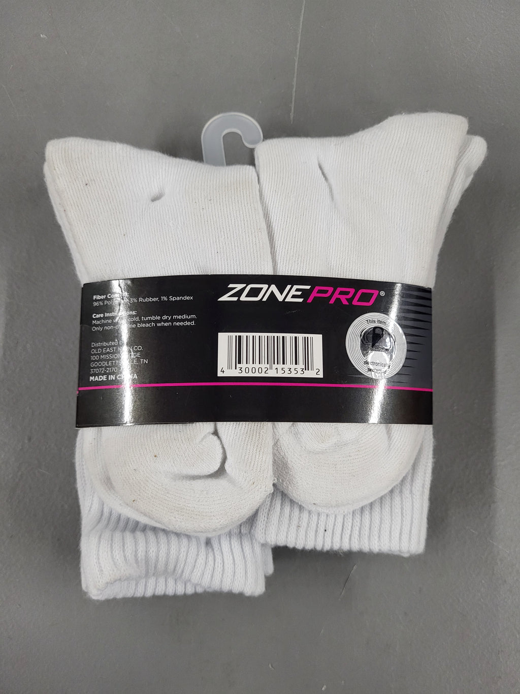 Zone Pro Ladies Crew Socks (4 pair)