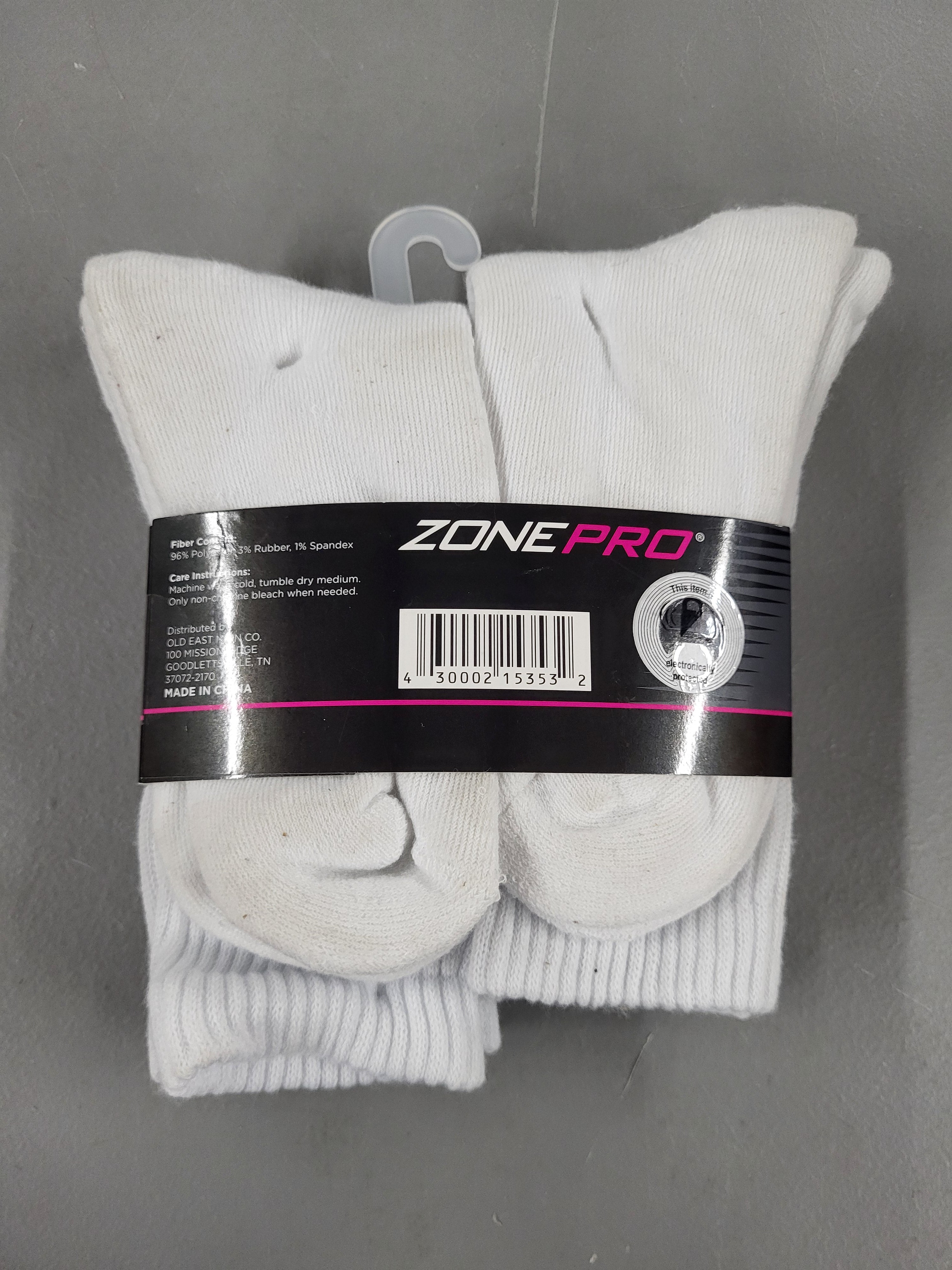 Zone Pro Ladies Crew Socks (4 pair)