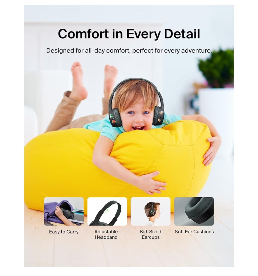 Belkin SoundForm Mini Wireless Kids Headphones
