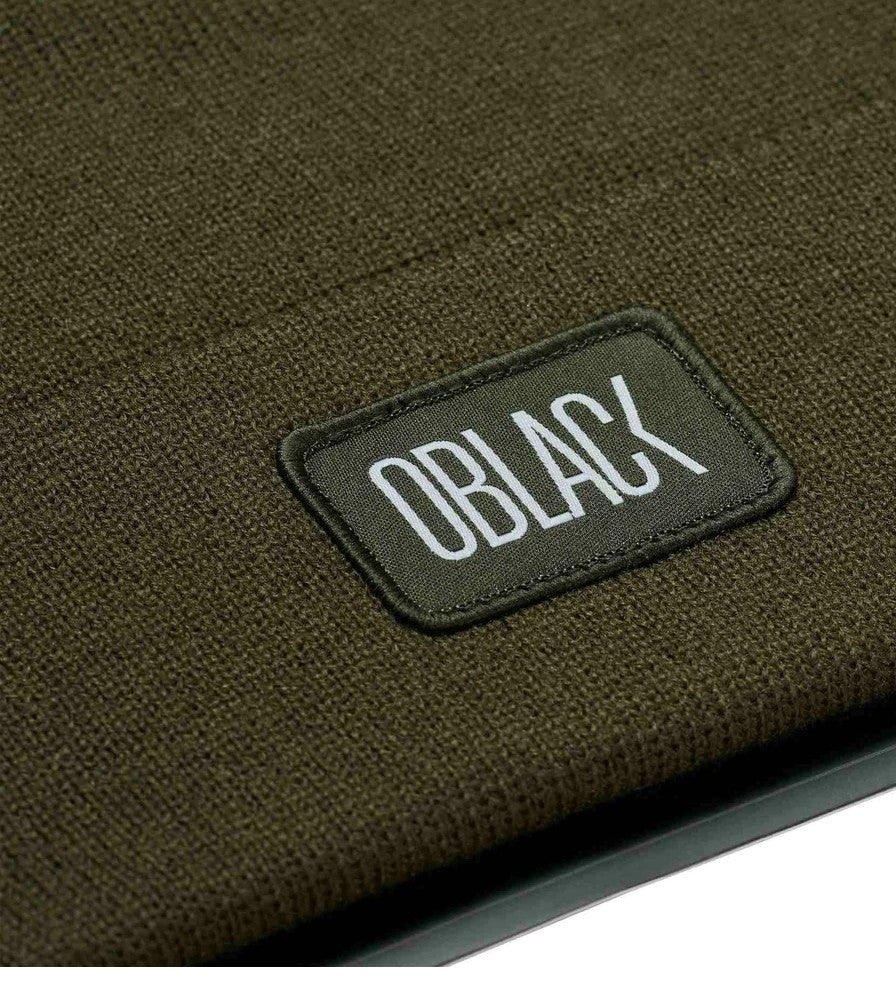 Oblack Beanie (Green Camo)