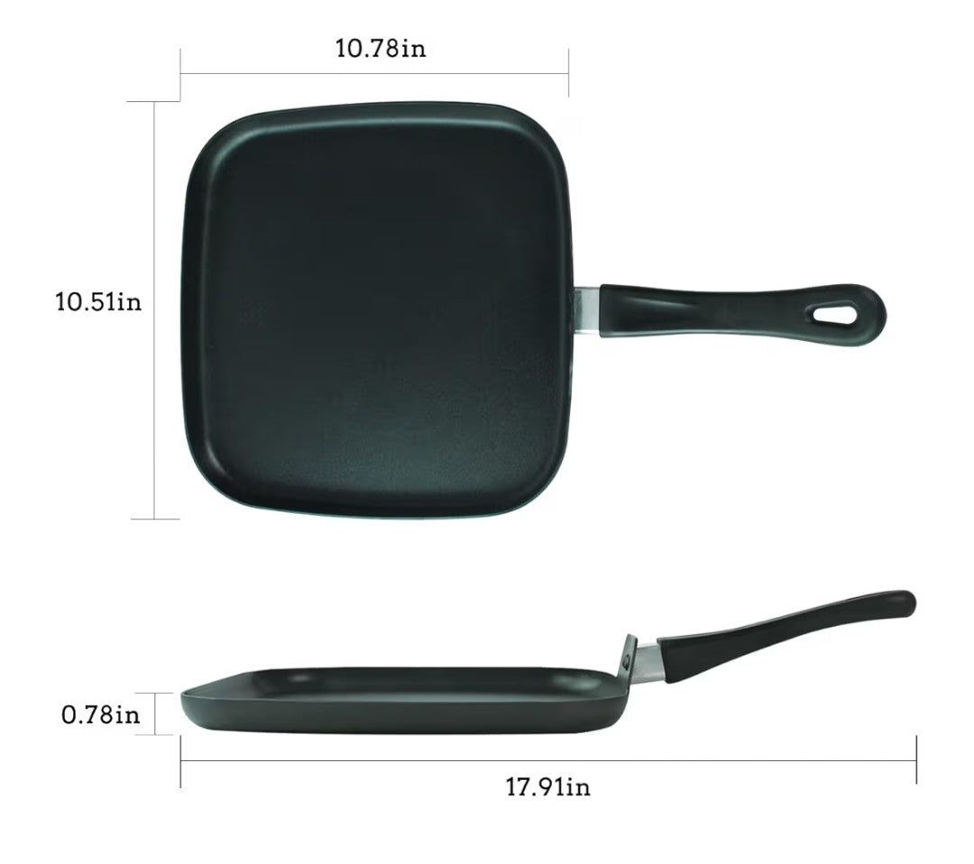 Lecooking 10in Nonstick Griddle Pan