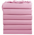 FreshCulture Twin Fitted Sheets Only 6 pack (Pink)
