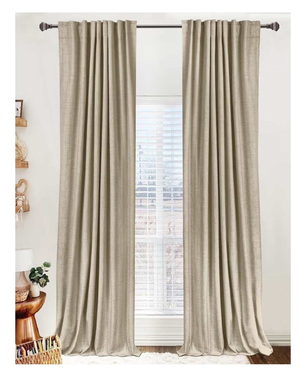 Blackout curtain 50x84in (Oatmeal)