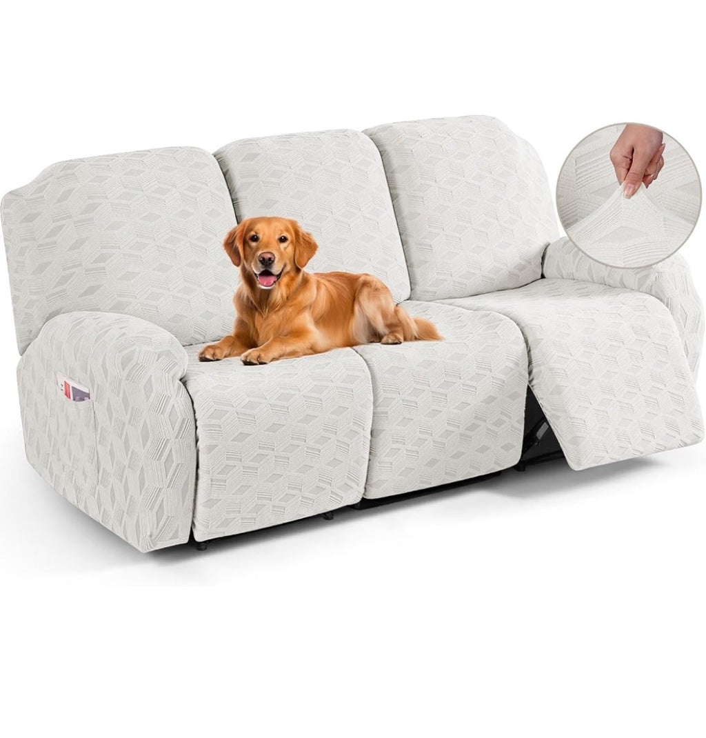 TAOCOCO 3 Seater Recliner Sofa Cover