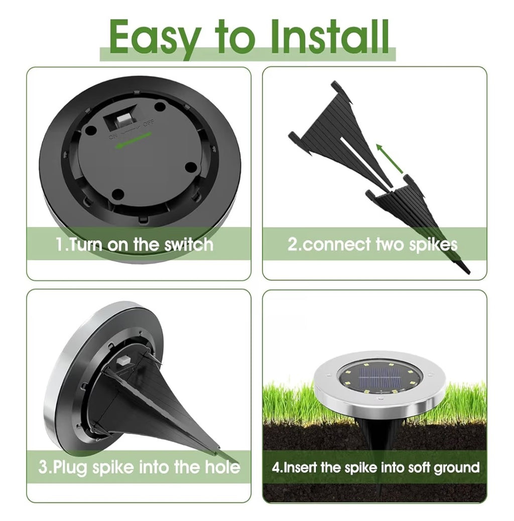 Solar Waterproof Oitdoor Lights 16 pack