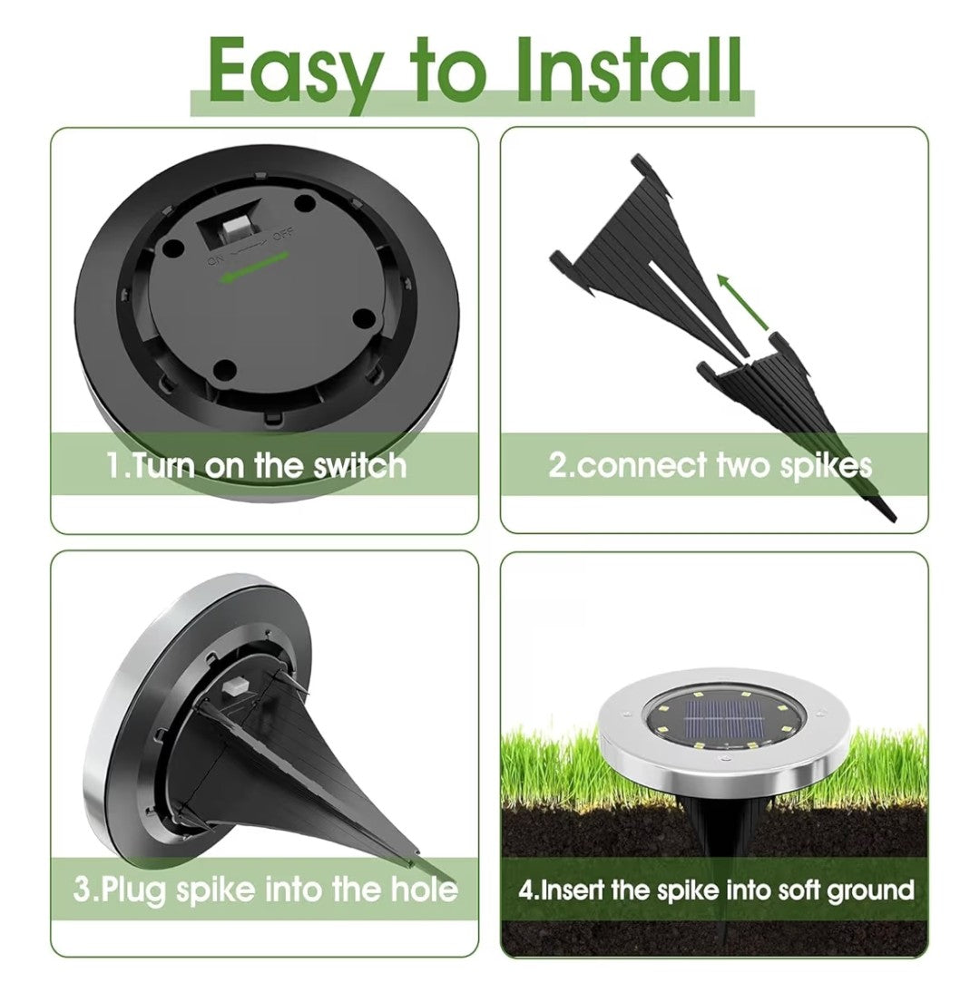 Solar Waterproof Oitdoor Lights 16 pack
