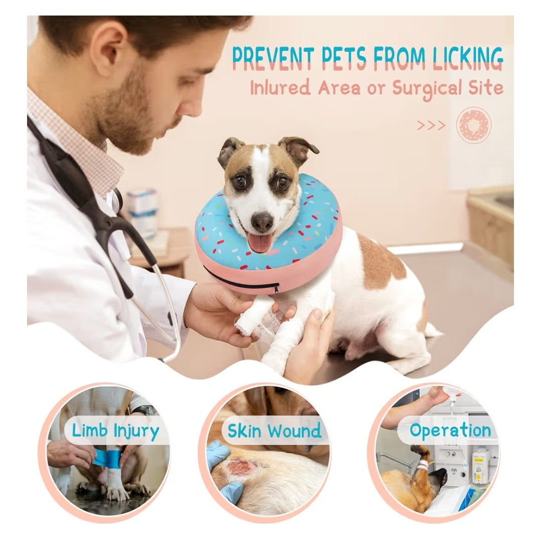 Super Imflatable Dog Cone Collar (Medium)
