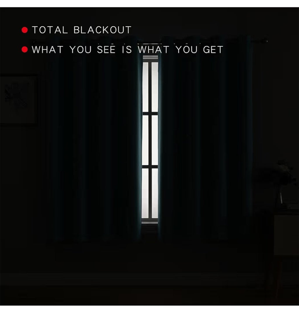 G2000 Blackout Curtains 52in x 84in (2 pannels)