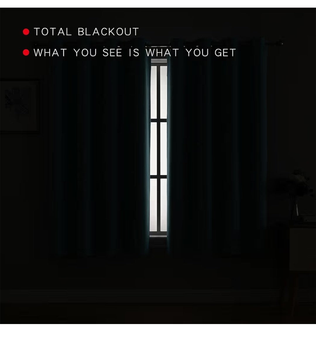 G2000 Blackout Curtains 52in x 84in (2 pannels)