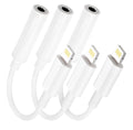 Fonestuff Lightning to Aux Audio Dongle (3 pack)