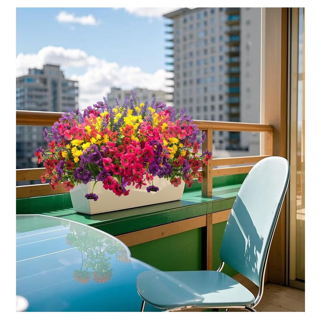 Artificial Flowers multicolor 20pcs