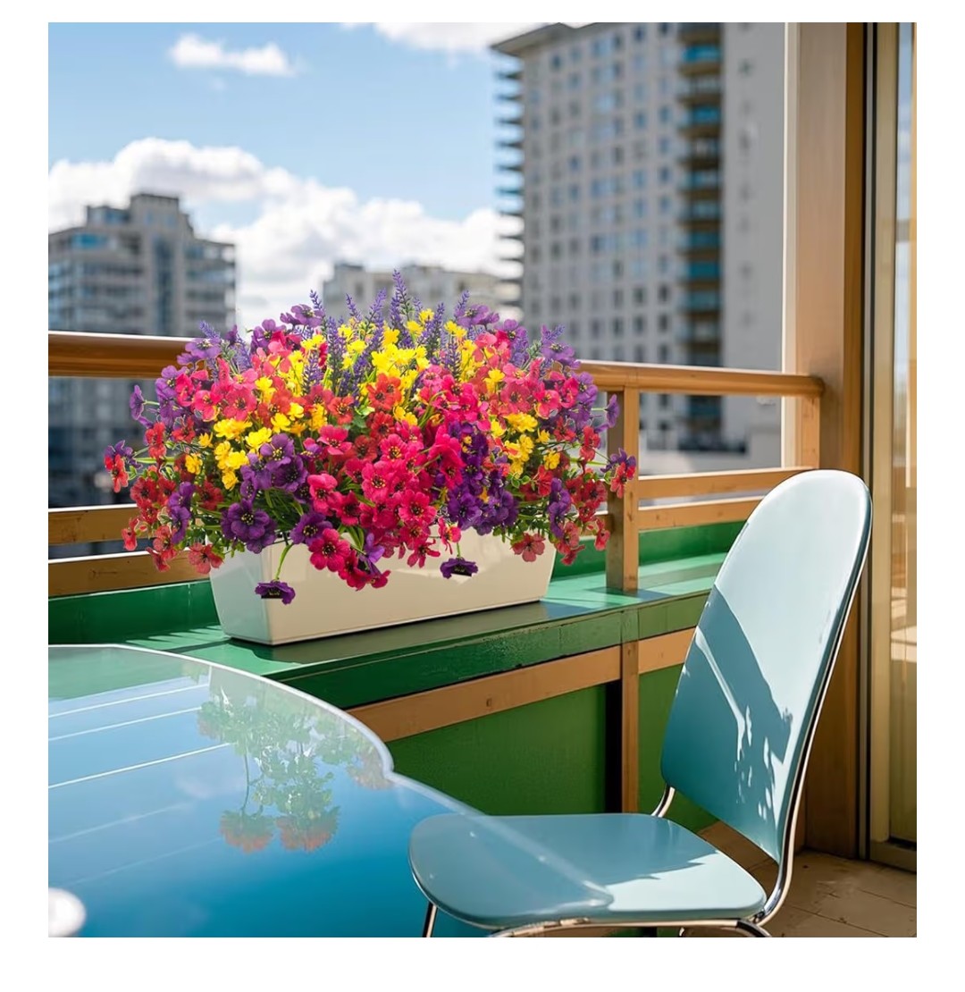 Artificial Flowers multicolor 20pcs