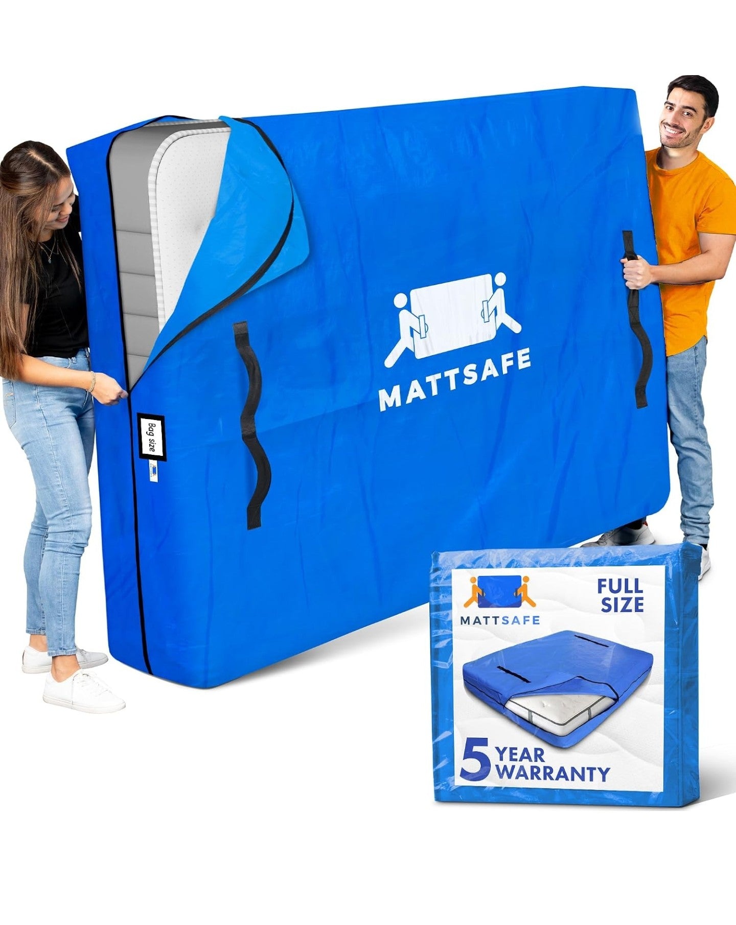 Nordic Elk Mattress Bags for Moving and Storage.