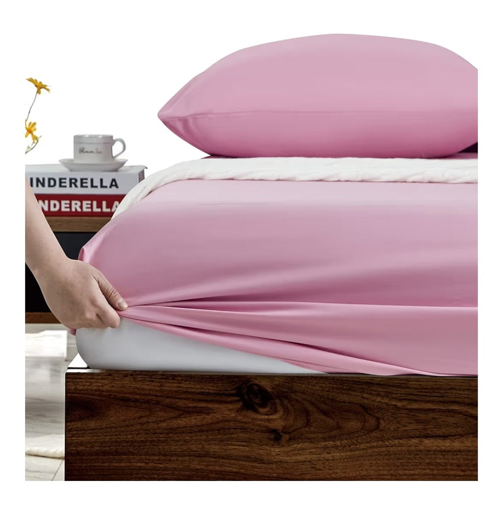 FreshCulture Twin Fitted Sheets Only 6 pack (Pink)