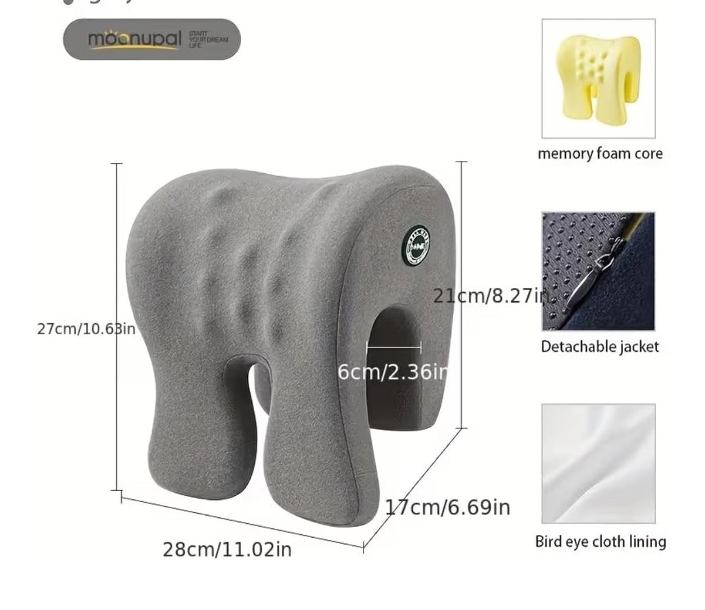 Ergonomic Memory Foam Desk Pillow (Navy)