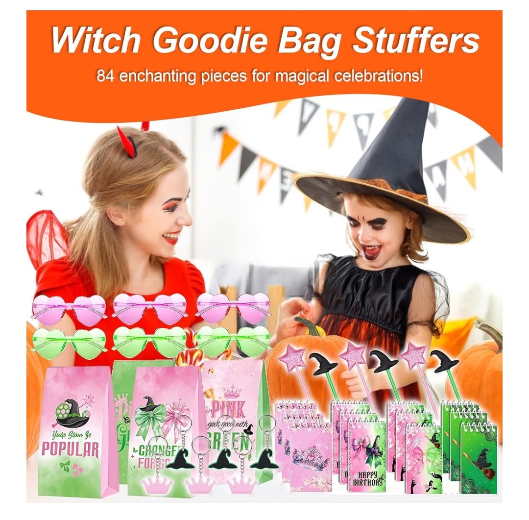 Wicked Party Favor Goodie Bag Stuffers (84 pcs)