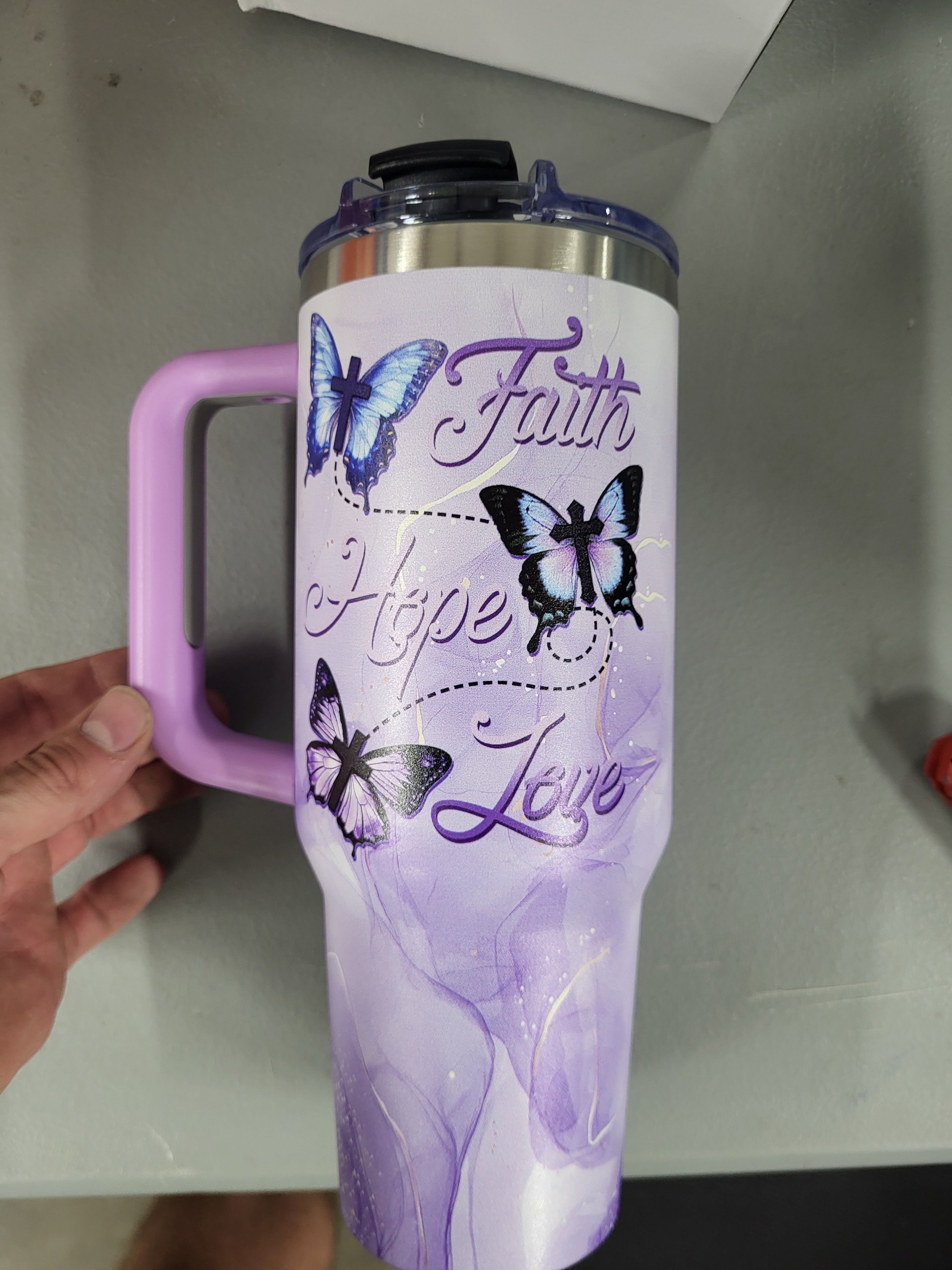 40oz Tumbler with Handle
