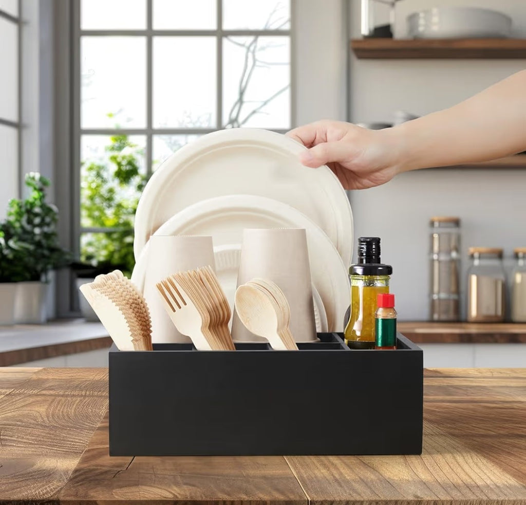 Wood Utensil Holder