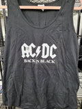 AC/DC Back in Black Tank Top (Large)