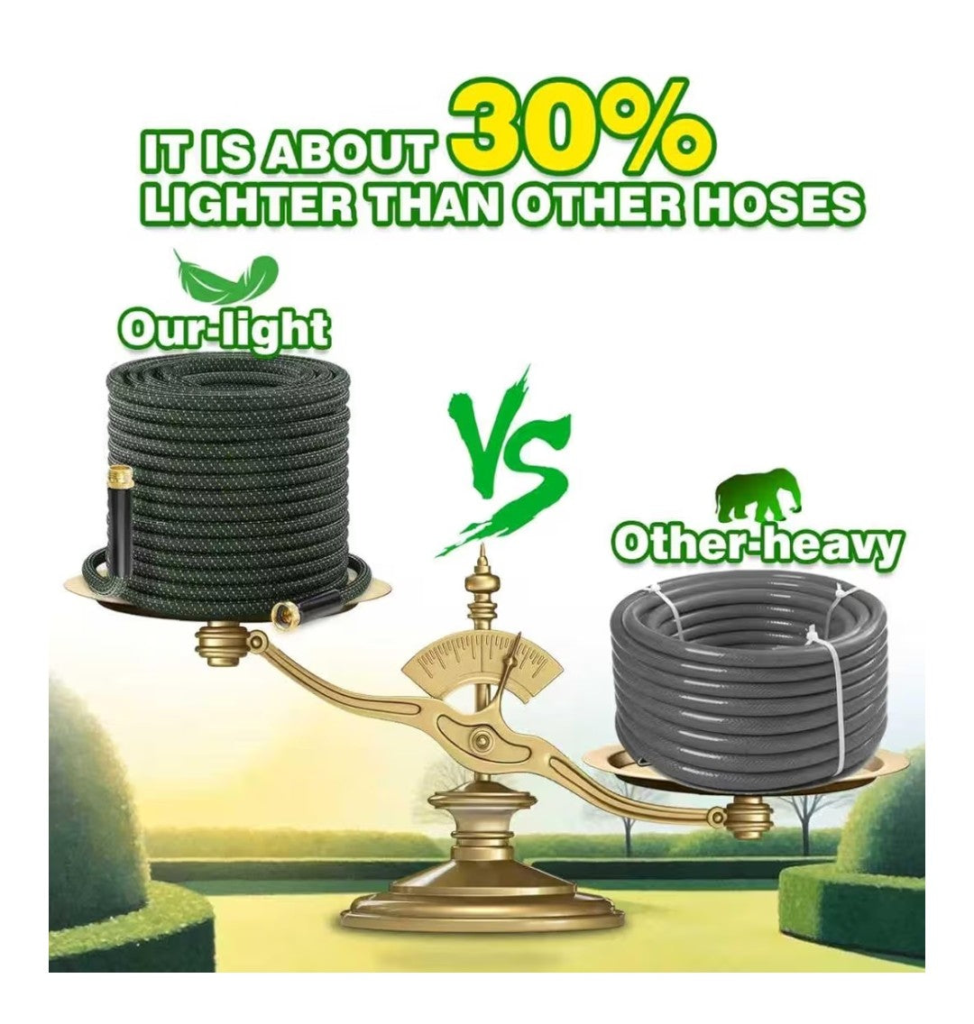 Triple-Layer 50ft Garden Hose