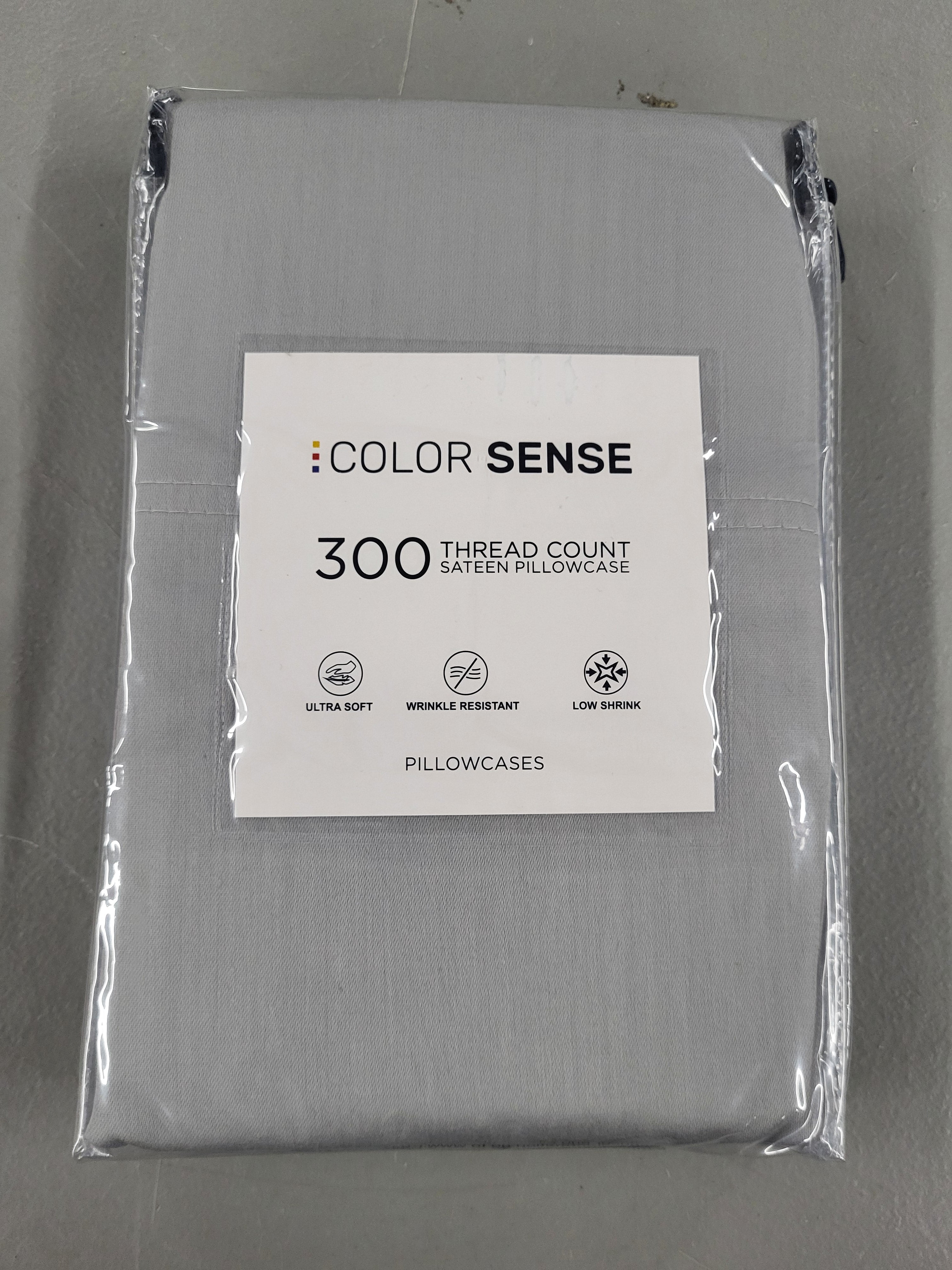 Color Sense 300 Thread Count Pillowcases 2 pack (King)