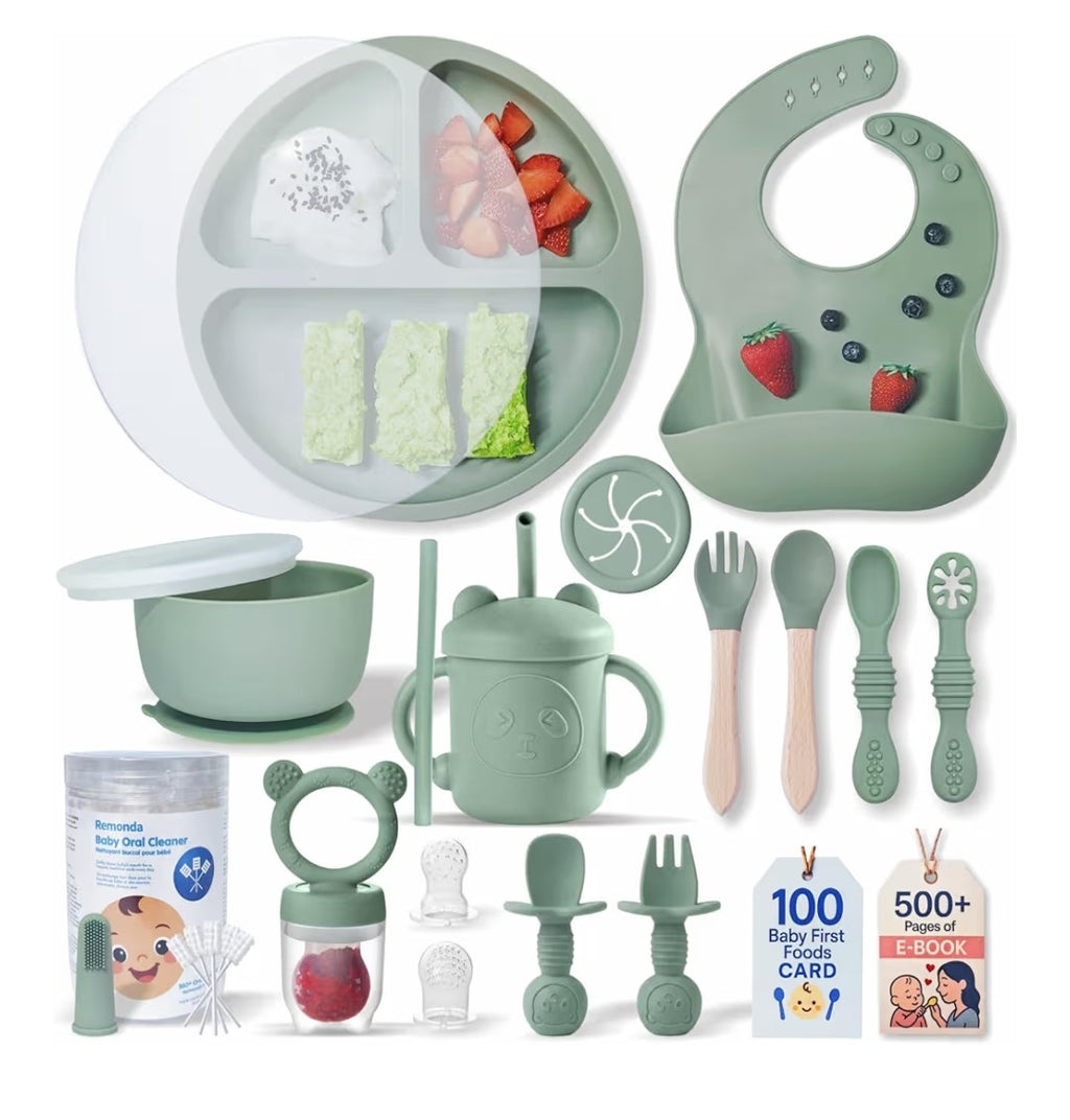 Remonda Silicon Baby Feeding Set 23pcs