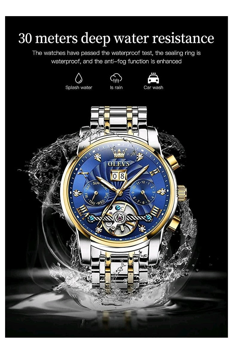 OLEVS Automatic Skeleton Watch