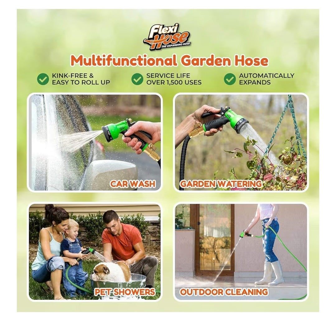 Flexi Hose 25ft Expandable Garden Hose