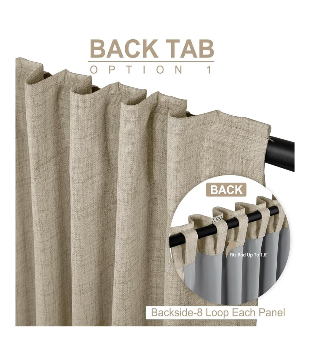 Blackout curtain 50x84in (Oatmeal)