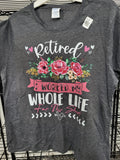 "Retired" T-Shirt (XL)