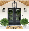 Artificial Boston Fern Bush- Set of 2 Large Artificial Ferns