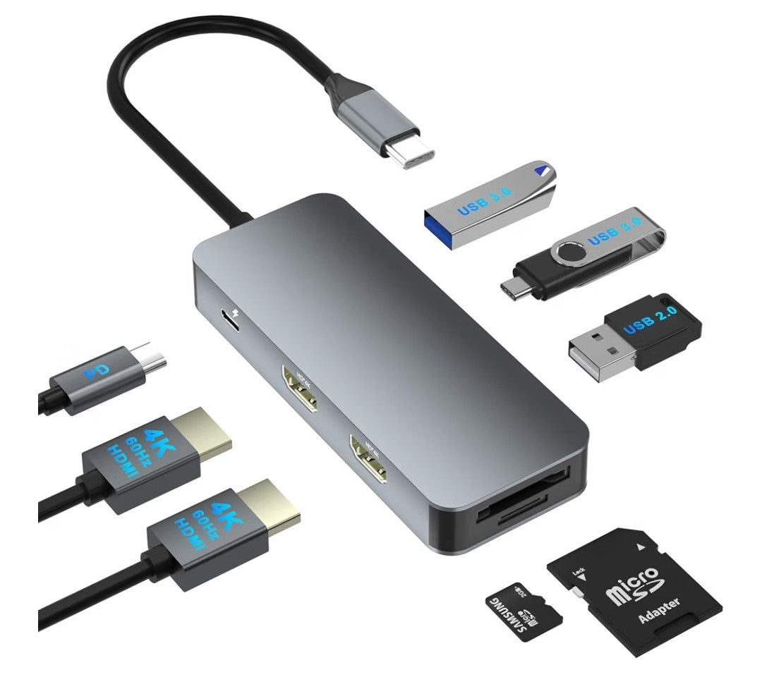 8-in-1 USB C Hub