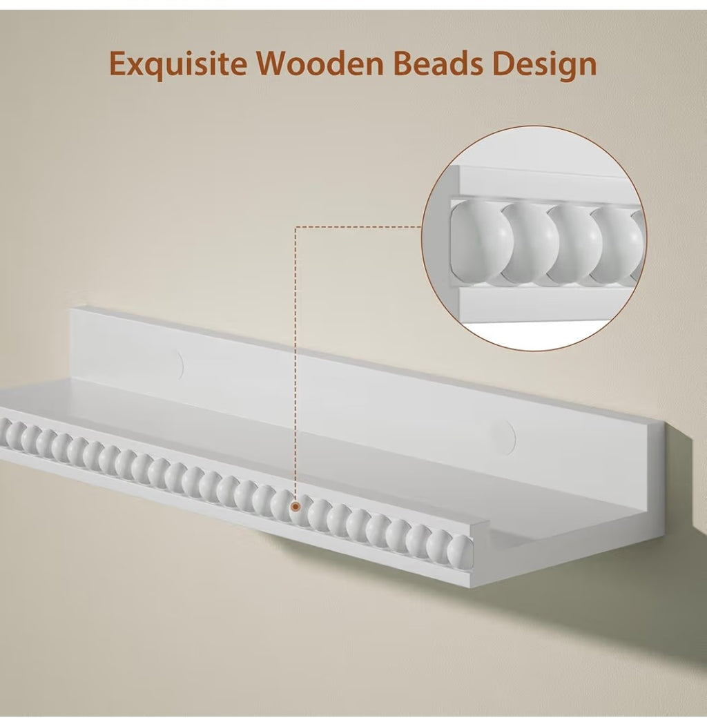 White Floating Shelves (2 pack)