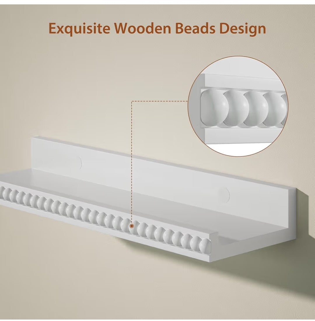 White Floating Shelves (2 pack)