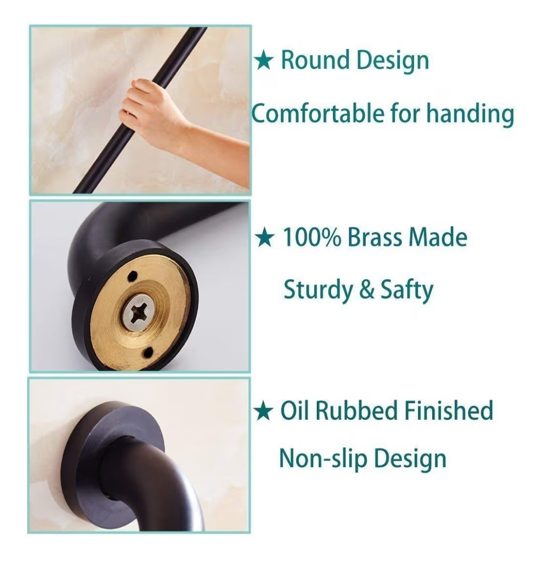 Oil Rubbed Bathroom Grab Bar