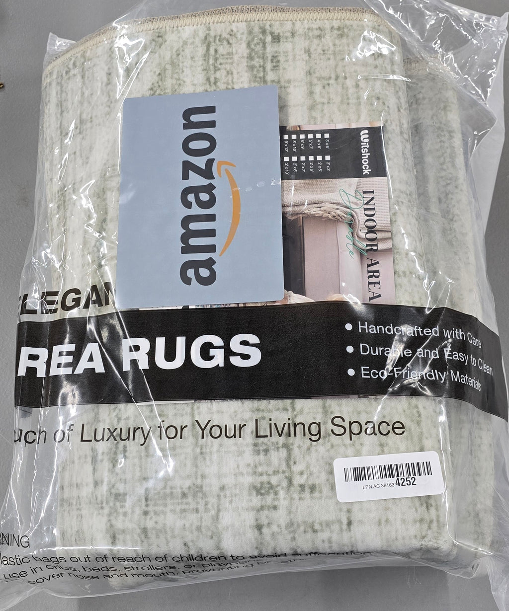 WITSHOCK 5x7 Area Rug for Living Room, Washable Rug