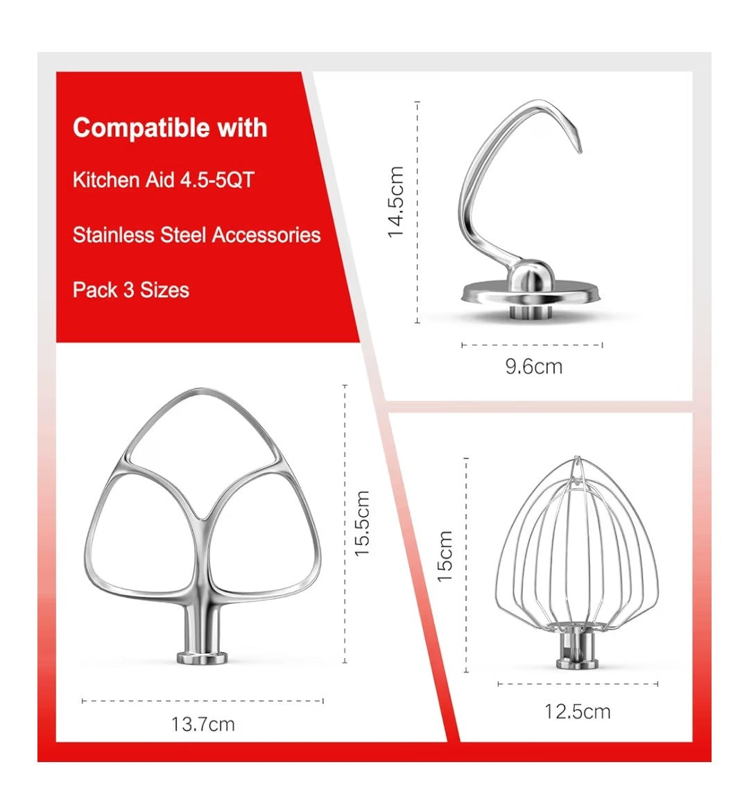 Stainless Steel Mixer Accessories